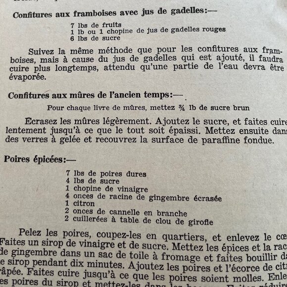 Brochures antiques - Les conserves et Livre culinaire de levain Royal - Picture 7 of 16